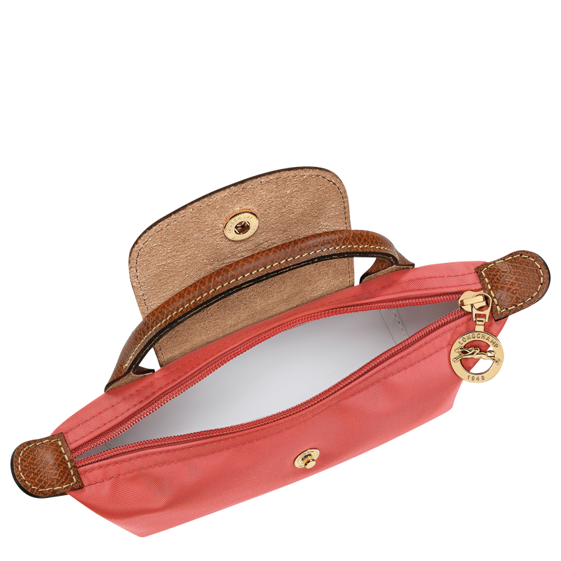 Le Pliage Original Pouch with handle , Strawberry - Recycled canvas  - View 4 of  5