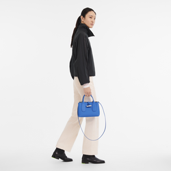 Roseau S Handbag , Cobalt - Leather