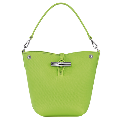 Le Roseau XS Bucket bag , Green Light - Leather