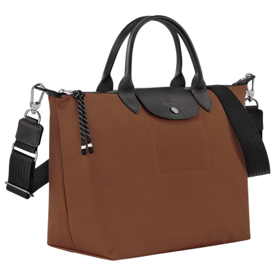 Le Pliage Energy Handbag L, Chocolate