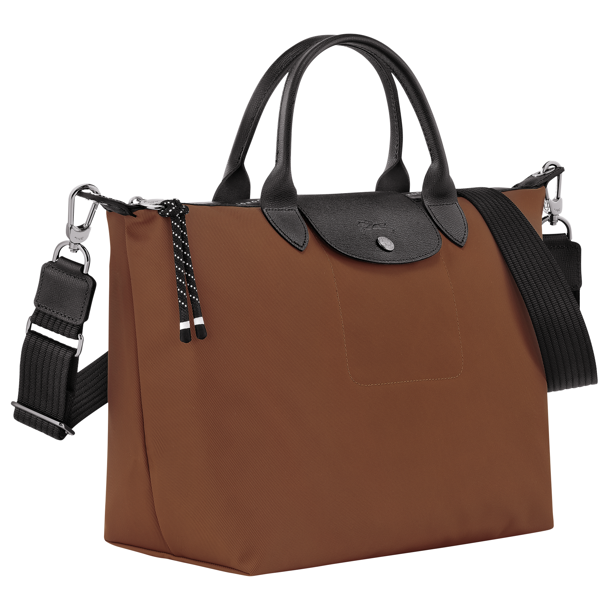 Handbag L, Chocolate - View 3 of
6 - zoom in Le Pliage Energy Handbag L, Chocolate