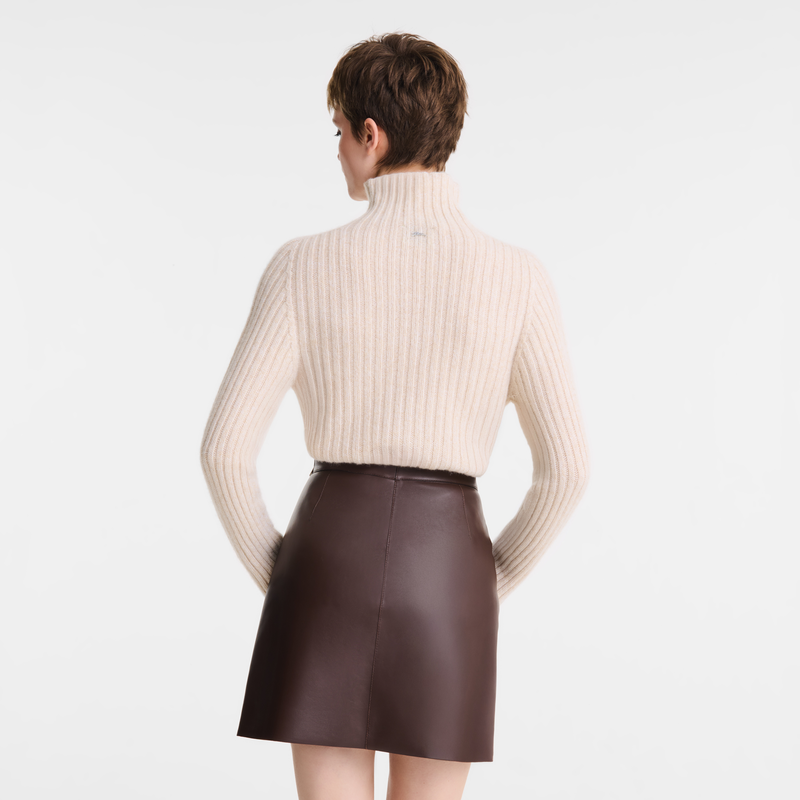 Skirt , Ebony - Leather  - View 3 of  4