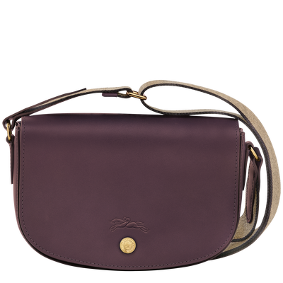 Épure S Crossbody bag , Eggplant - Leather