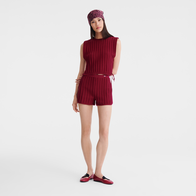 Top , Beetroot - Knit