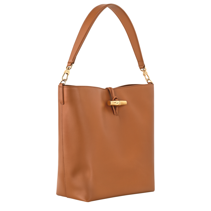 Le Roseau M Hobo bag , Cashew - Leather  - View 3 of  6