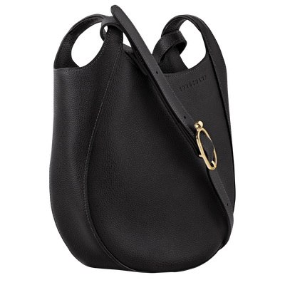 Le Foulonné Crossbody bag S, Black