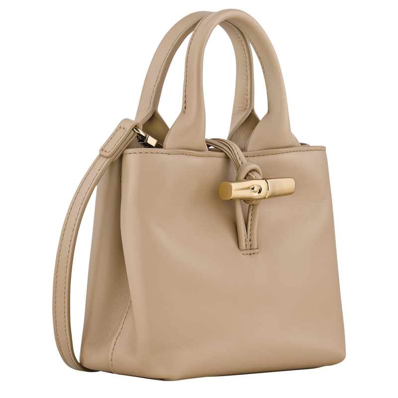 Le Roseau XS Handbag , Root - Leather  - View 3 of  7 Le Roseau XS Handbag , Root - Leather  - View 3 of  7