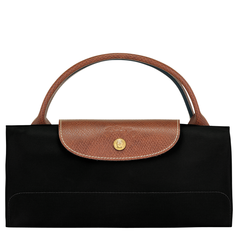 Le Pliage Original M Travel bag , Black - Recycled canvas  - View 6 of  6