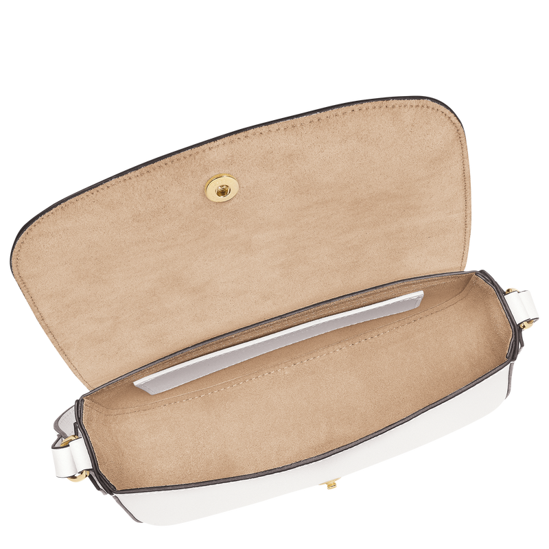 Épure S Crossbody bag , White - Leather  - View 5 of  6