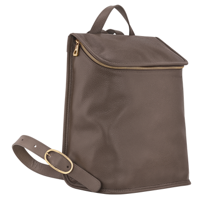 Le Foulonné Backpack M, Taupe