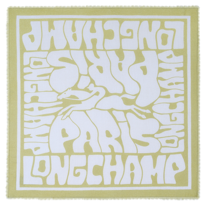 Wavy Summer Stole , Pistachio - Cashmere