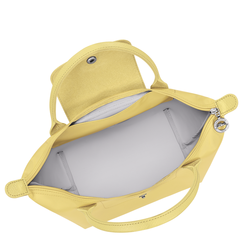 Le Pliage One S Handbag , Lime - Recycled canvas  - View 4 of  6