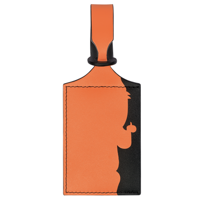 LGP Travel Luggage tag , Orange - Leather