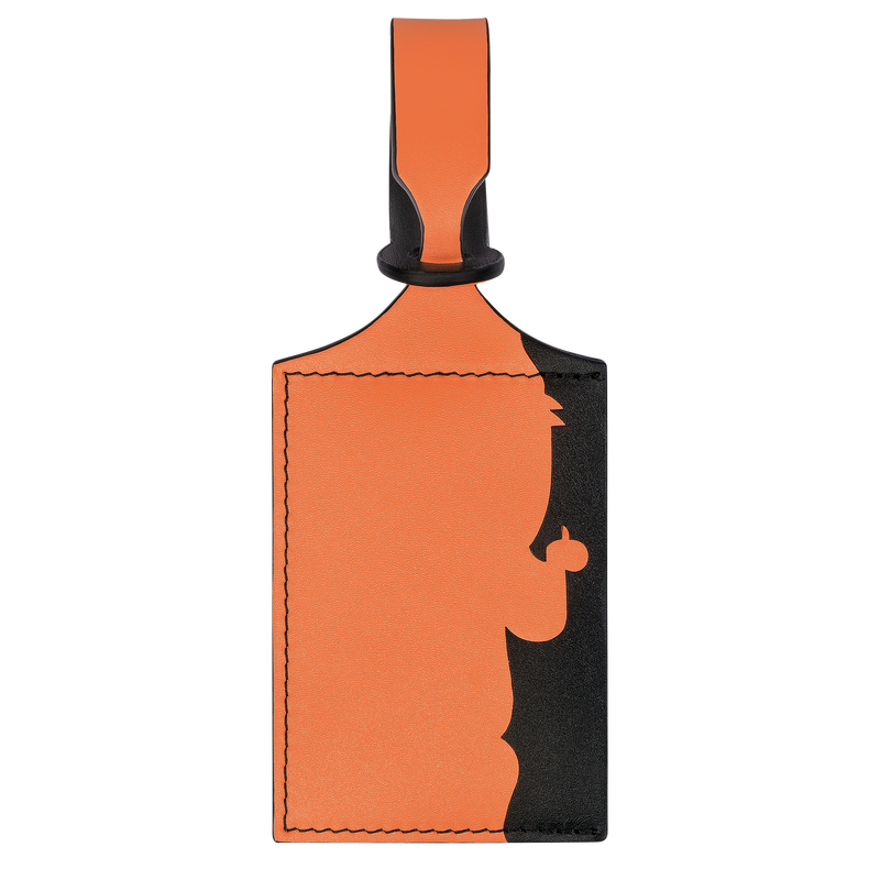 LGP Travel Luggage tag , Orange - Leather  - View 1 of  2