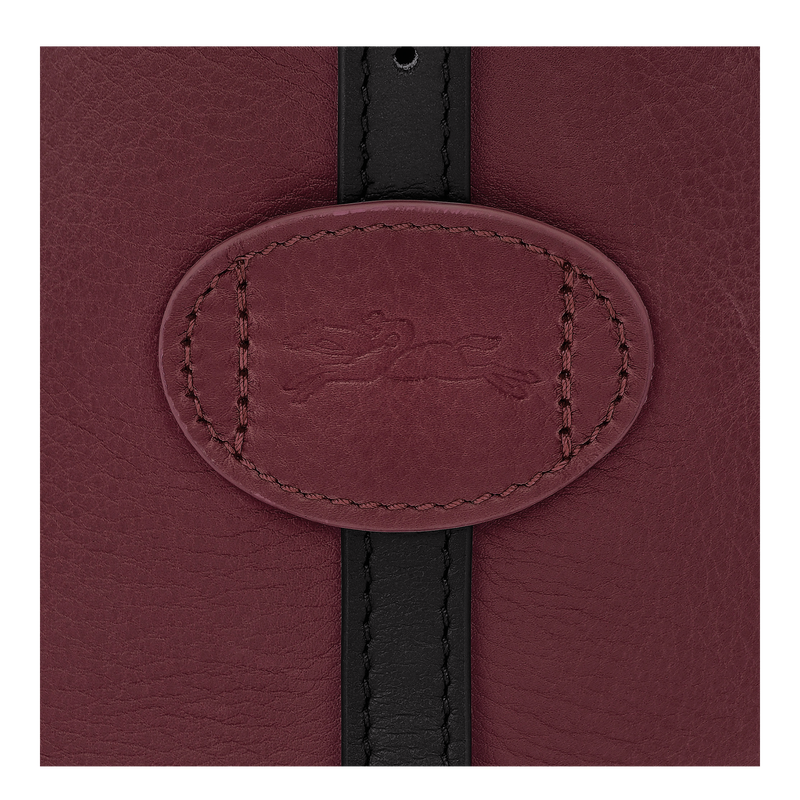 Le Slouchy S Crossbody bag , Pomegranate - Leather  - View 6 of  6