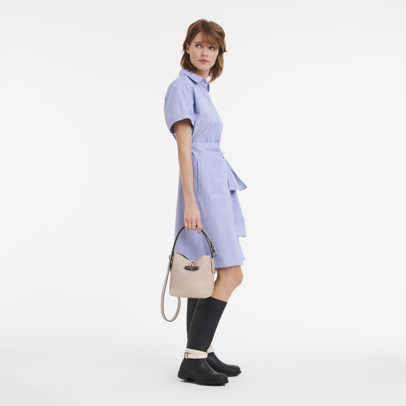 Longchamp roseau sales leather crossbody