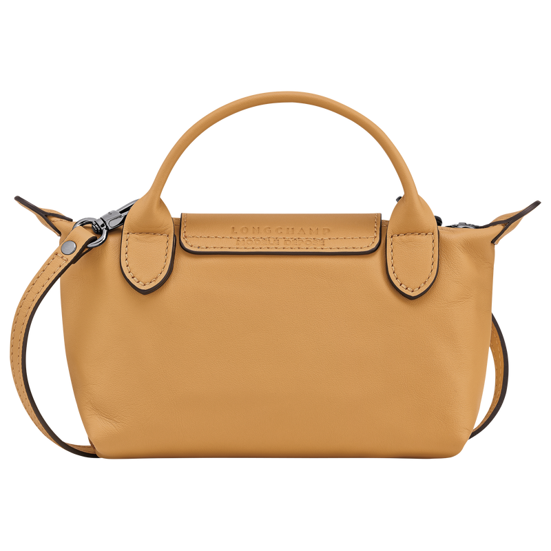 Le Pliage Xtra XS Pouch , Honey - Leather  - View 4 of  6