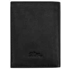 Longchamp sur Seine Wallet , Black - Leather