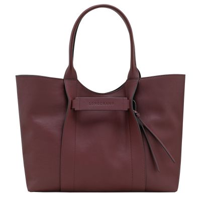 Longchamp 3D Shoulder bag , Burgundy - Leather