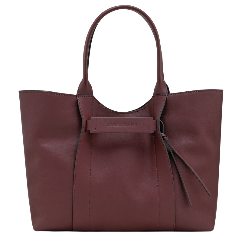 Longchamp 3D Shoulder bag , Burgundy - Leather  - View 1 of  4