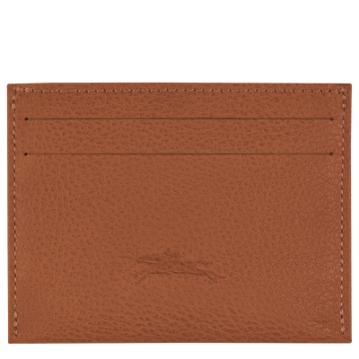 Le Foulonné Card holder , Caramel - Leather