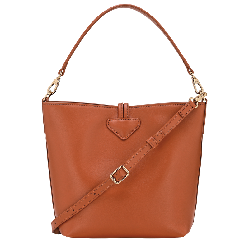 Le Roseau XS Bucket bag , Bark - Leather  - View 3 of  4