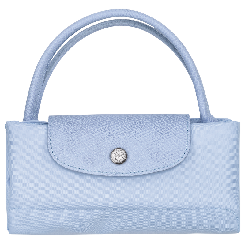 Le Pliage Green S Handbag Sky Blue Recycled canvas Longchamp TH