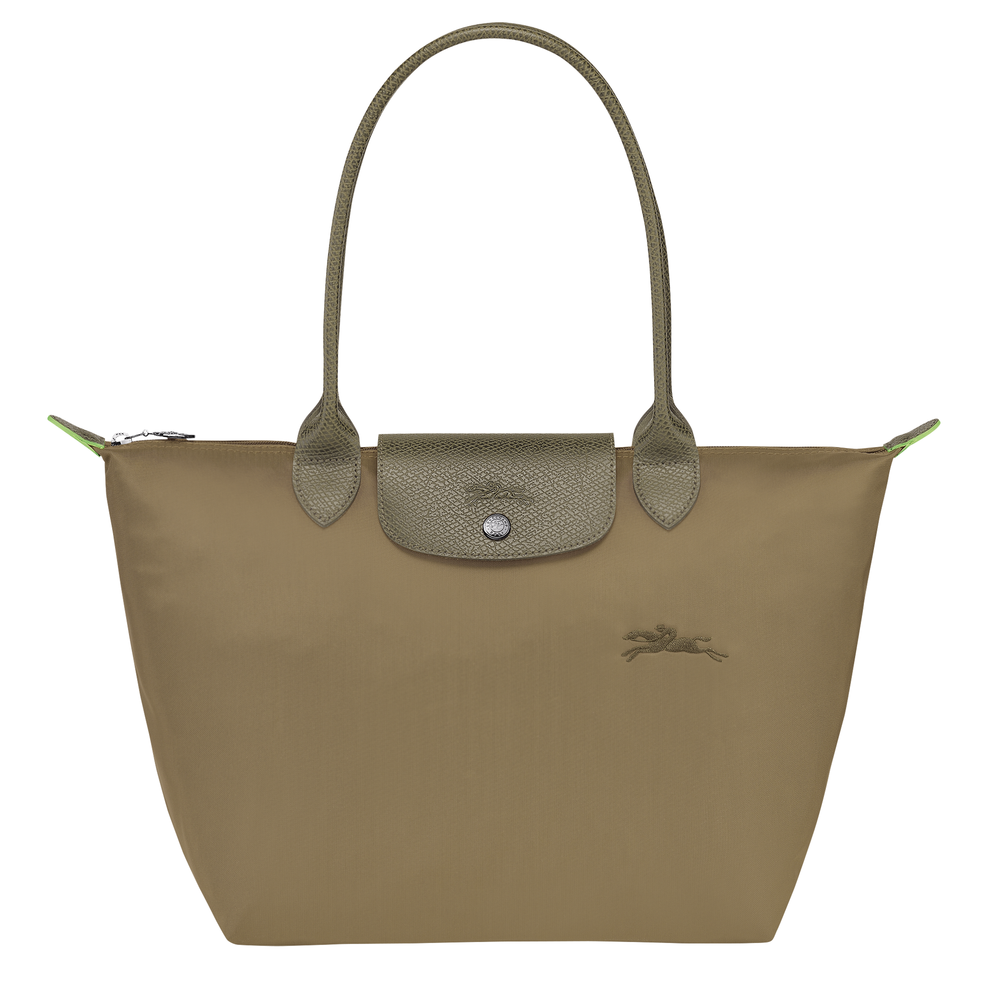 Tote bag M, Artichoke - View 1 of 
        6 - zoom in Le Pliage Green Tote bag M, Artichoke