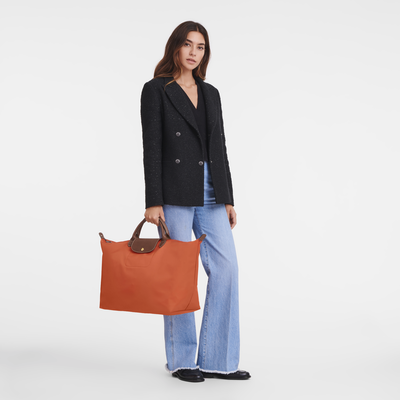 Le Pliage Original Travel bag L, Orange