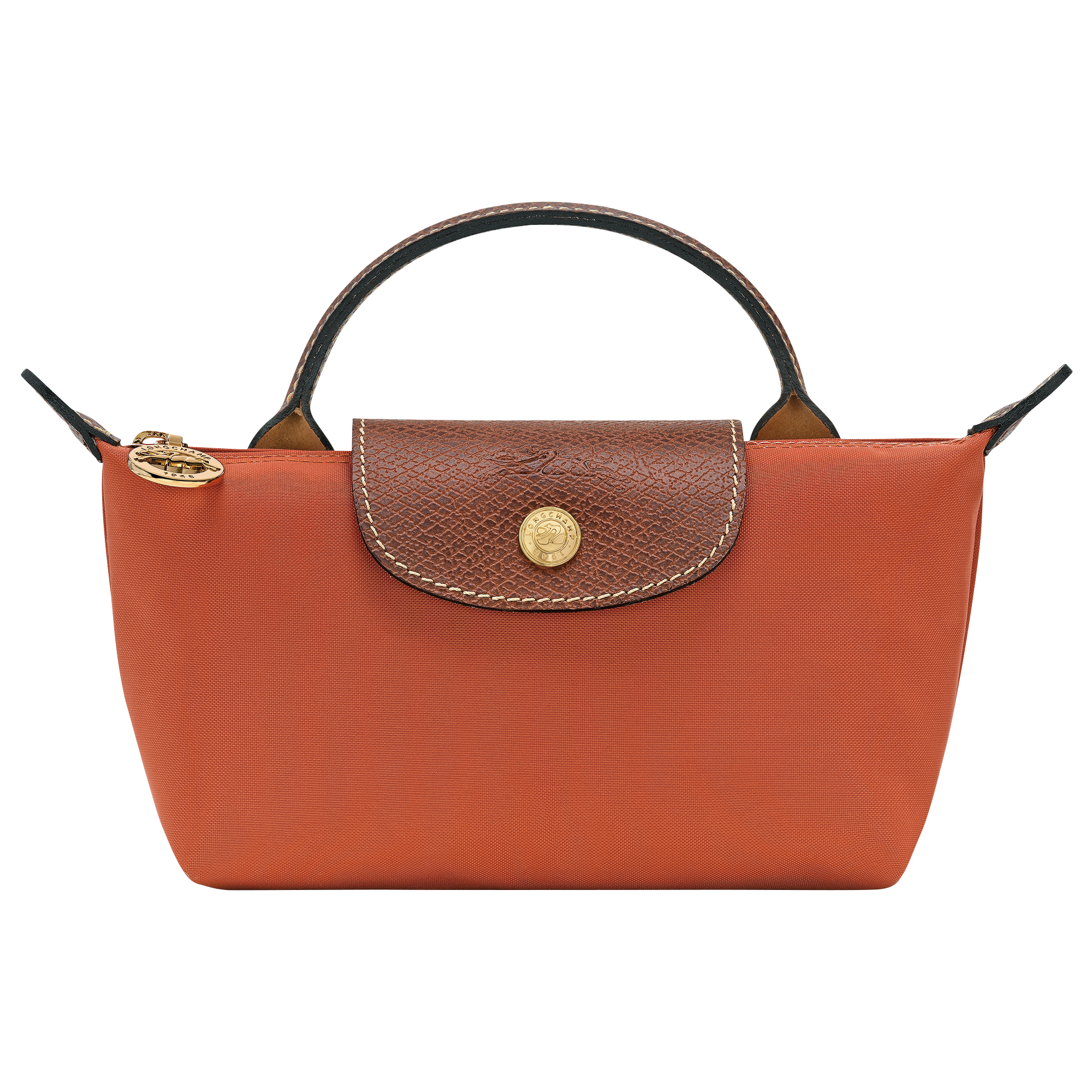 Pouch with handle, Brick - View 1 of
6 - zoom in Le Pliage Original Pouch with handle, Brick