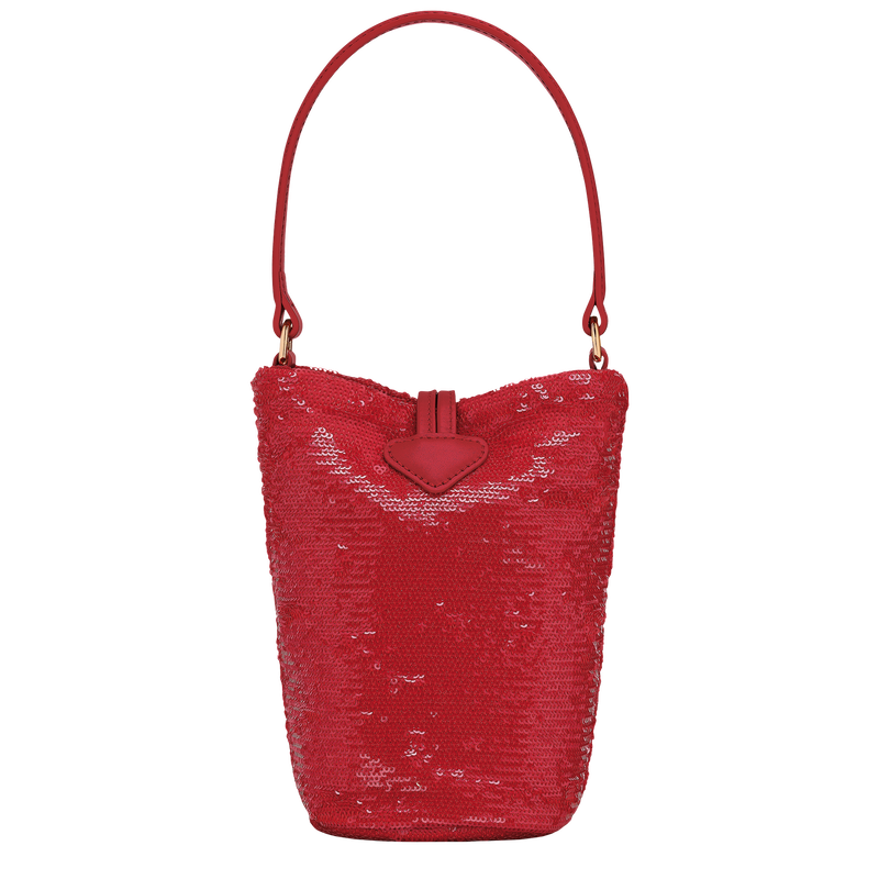 Le Roseau Handbag , Red - Canvas  - View 4 of  4