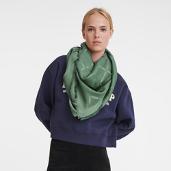 Le Roseau Shawl , Sage - Silk Blend 