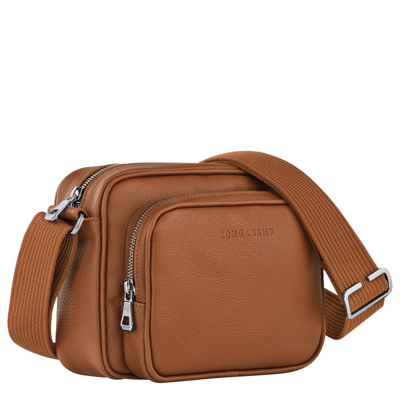 Le Foulonn&eacute; S Camera bag , Caramel - Leather  - View 3 of  5