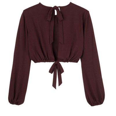 null Top, Burgundy