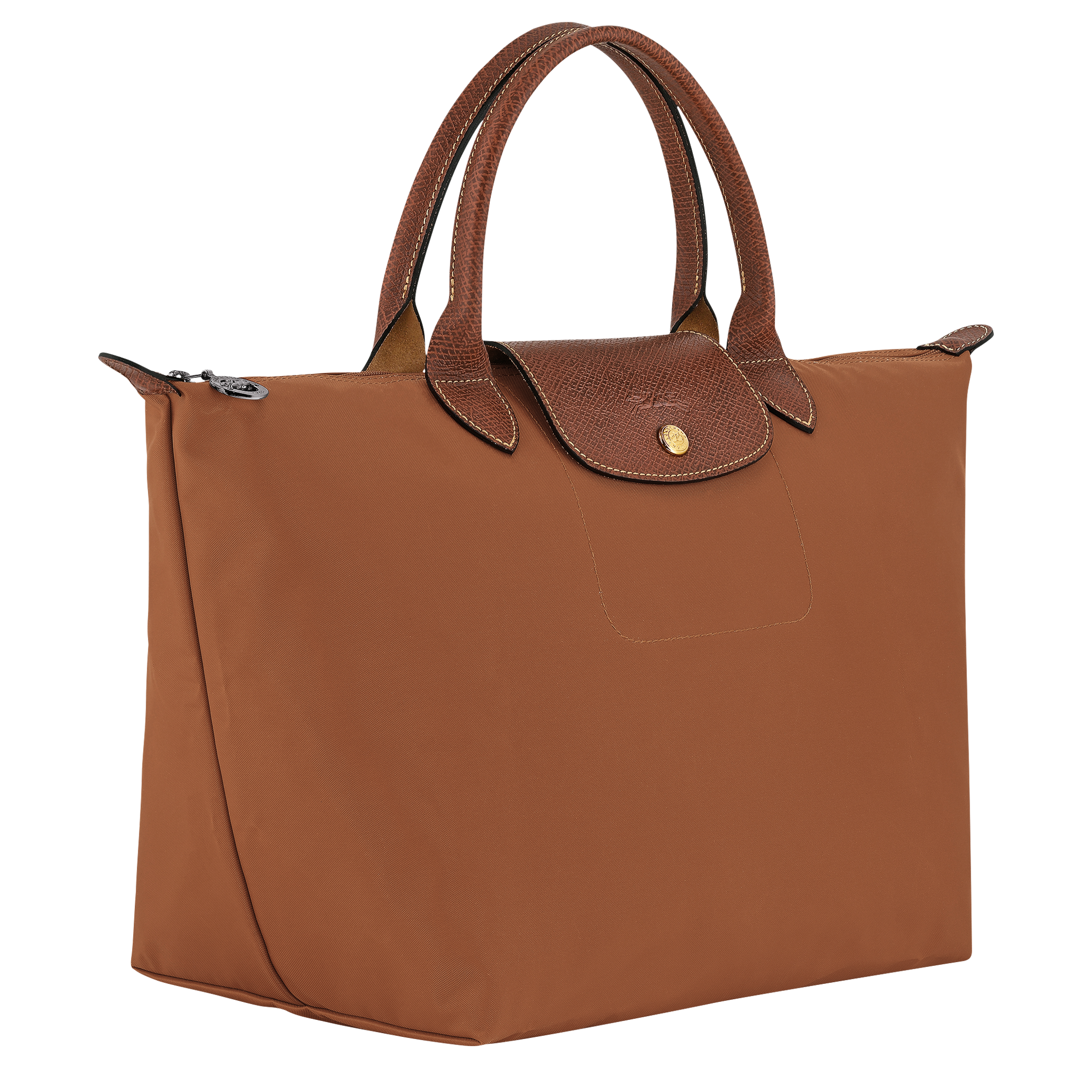 Le Pliage Original Handbag M, Cognac