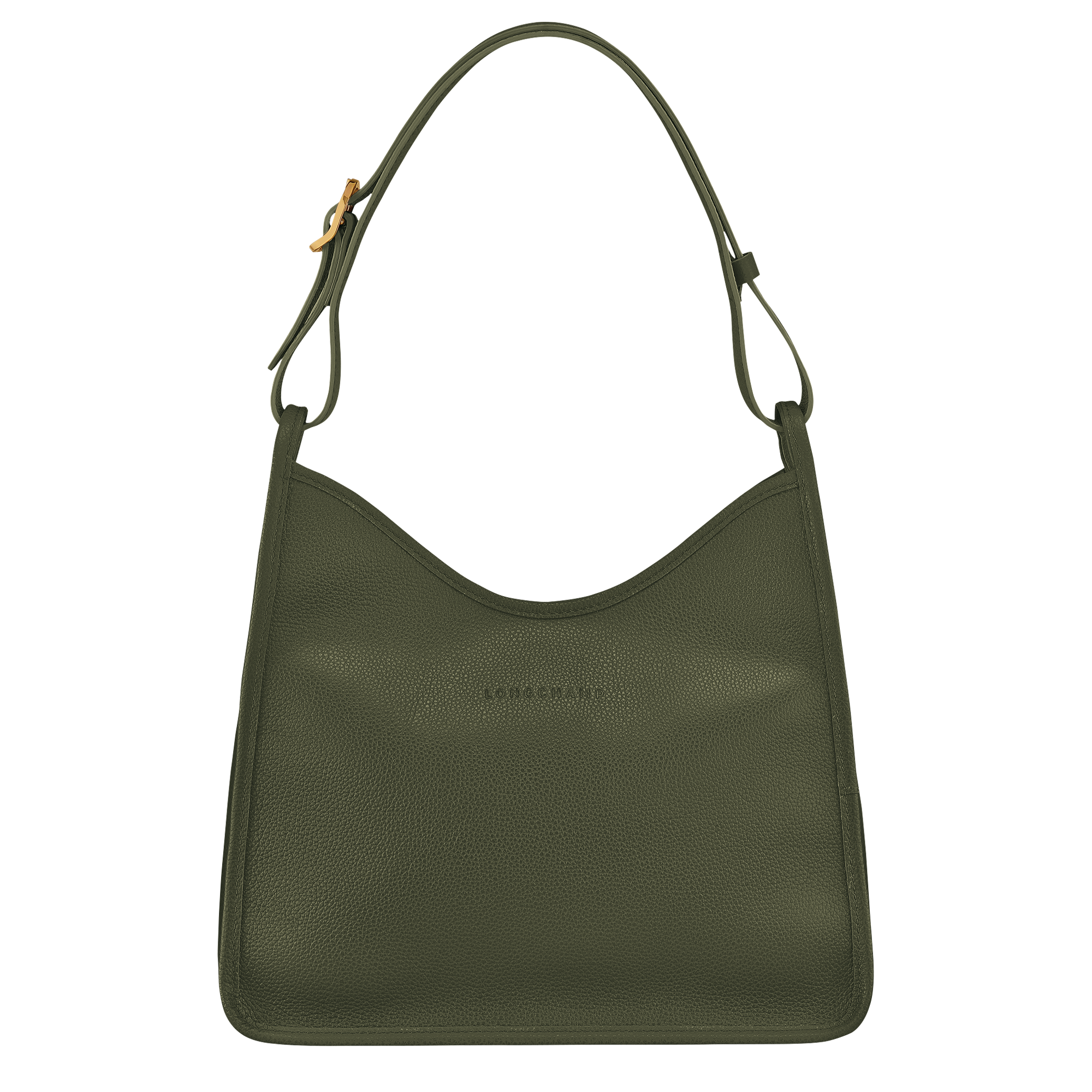 Le Foulonné Hobo bag M, Khaki