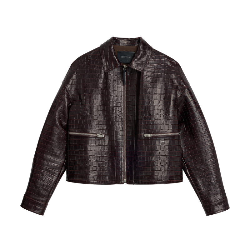 Jacket , Mocha - Leather  - View 1 of  1