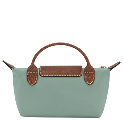 Le Pliage Original Pouch with handle, Celadon