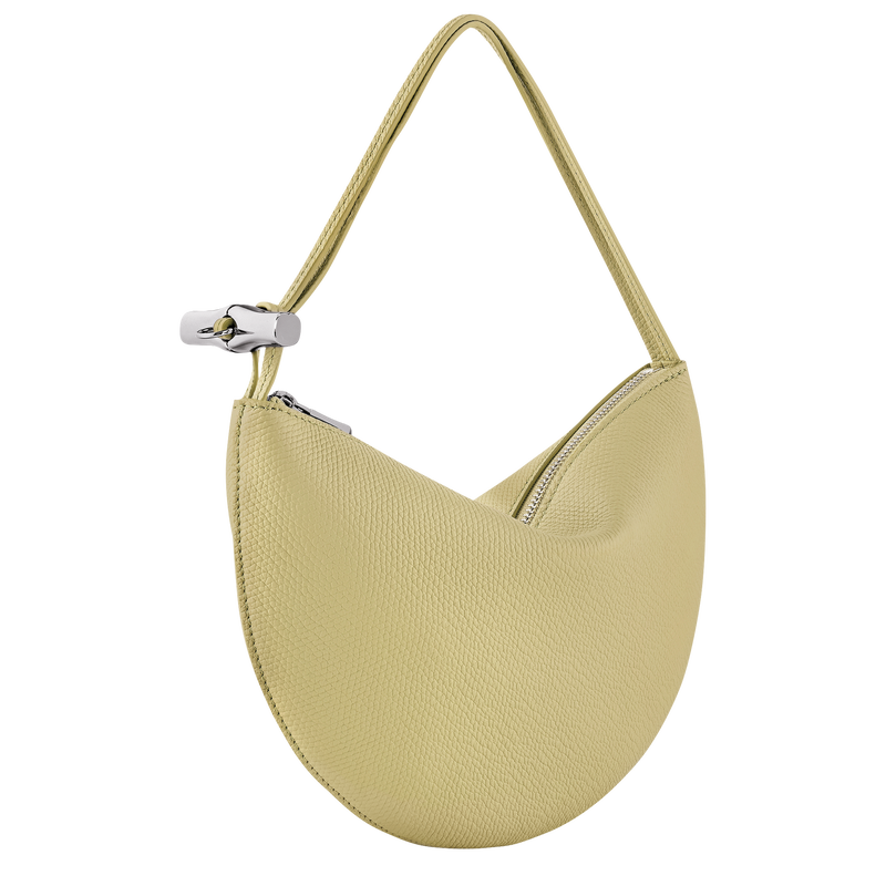 Le Roseau Clutch , Pistachio - Leather  - View 3 of  6