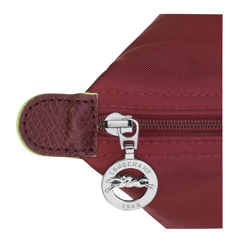 Le Pliage Green M Handbag , Pomegranate - Recycled canvas  - View 6 of  7