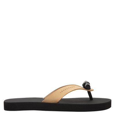 Roseau Thong sandal , Natural - Leather