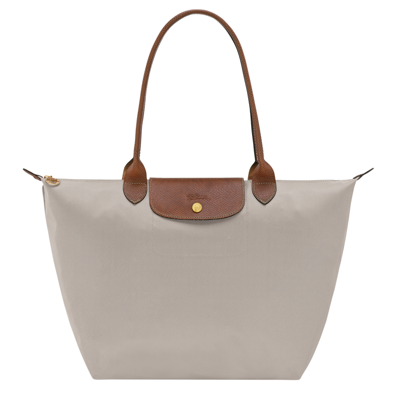 Le Pliage Original L Tote bag , Pebble - Recycled canvas  - View 1 of  6