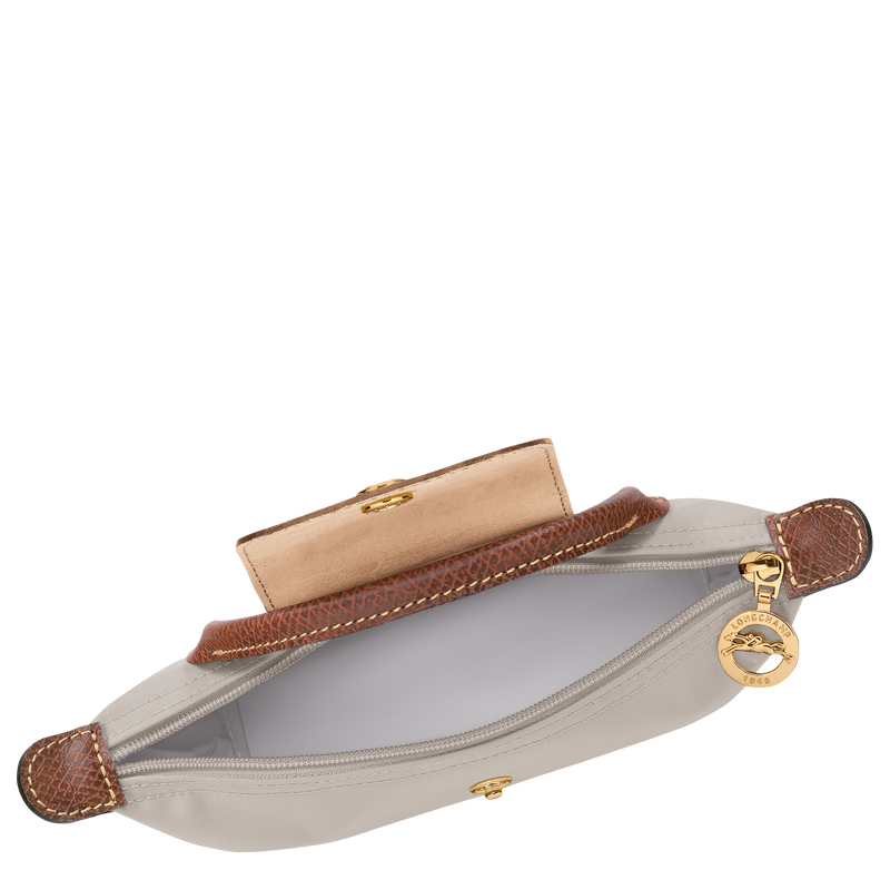 Le Pliage Original Pouch with handle , Pebble - Recycled canvas  - View 5 of  6