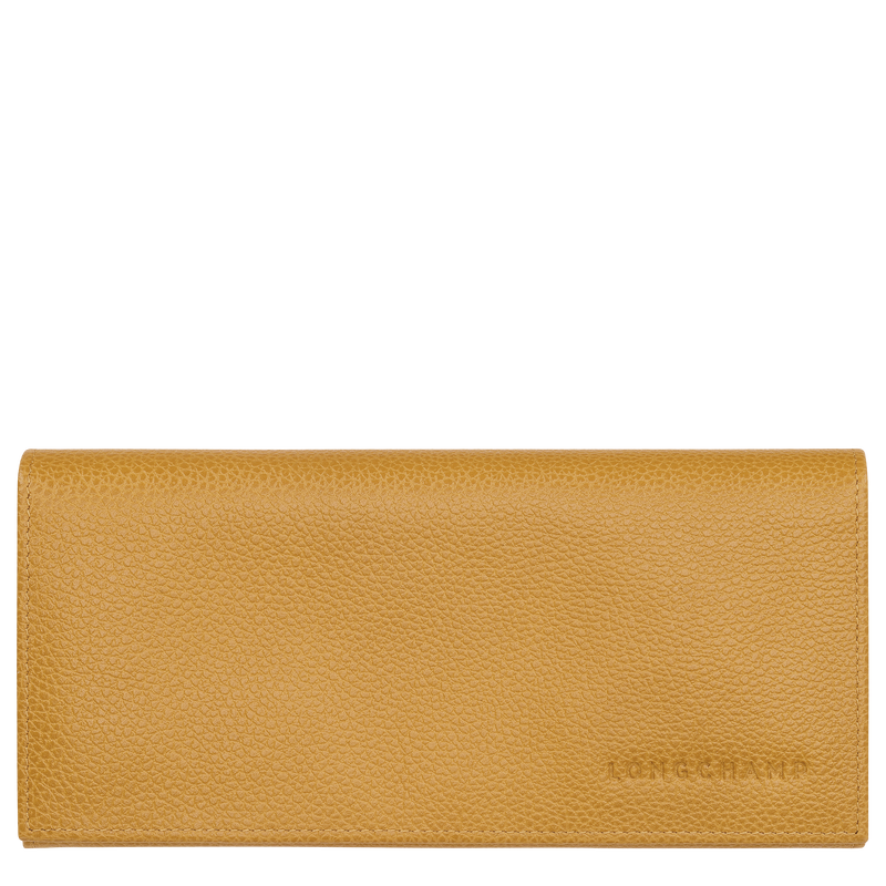 Le Foulonné Long continental wallet , Nutmeg - Leather  - View 1 of  3