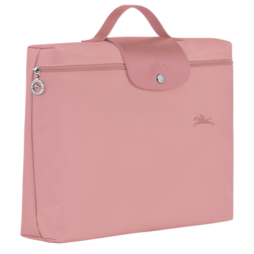 Le Pliage Green S Briefcase , Petal Pink - Recycled canvas - View 2 of  5