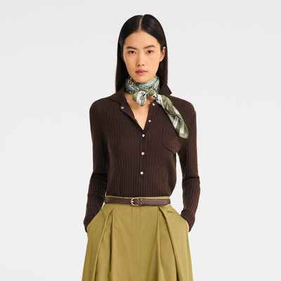 Midi skirt , Lichen - Cotton poplin