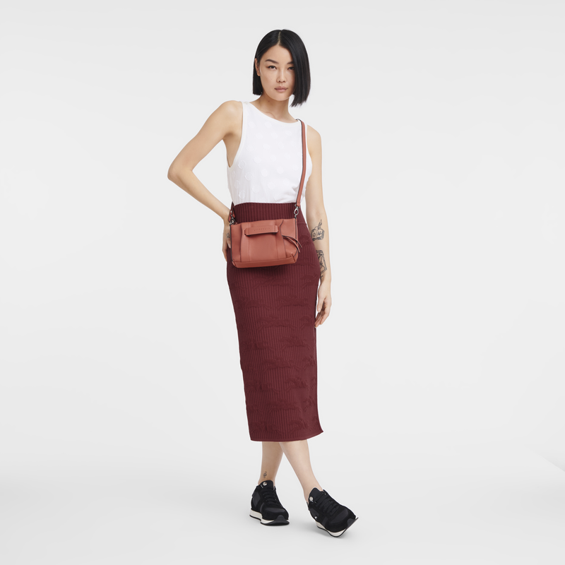 Longchamp 3d best sale leather crossbody bag