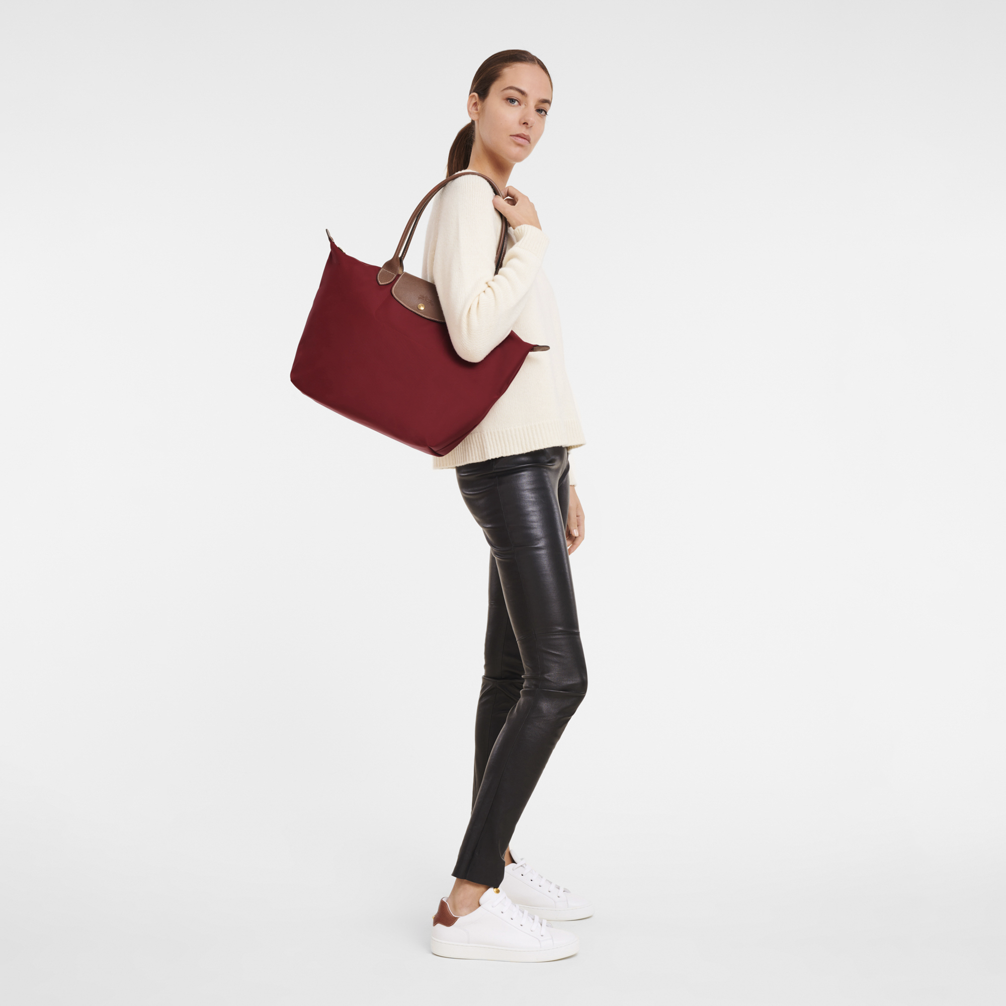 Longchamp le pliage large red hotsell