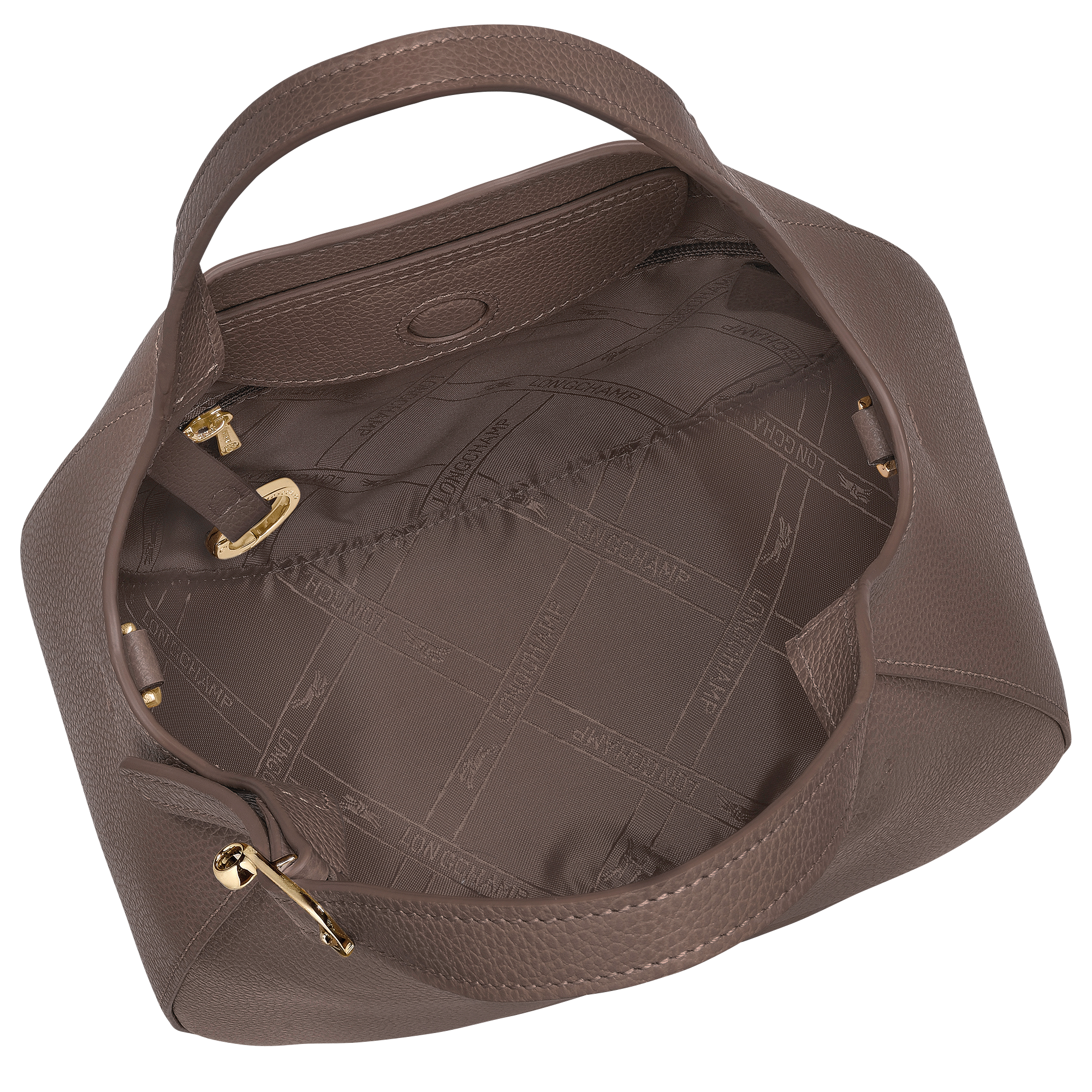 Le Foulonn&eacute; Handbag S, Taupe