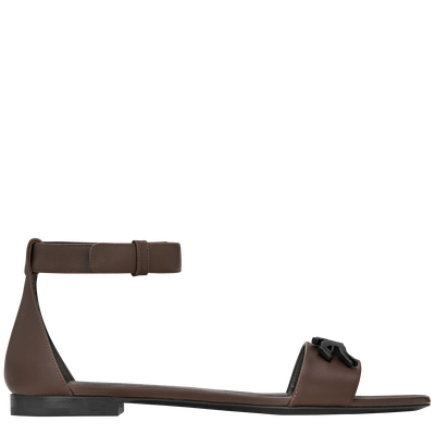 Flat sandals, Mocha
